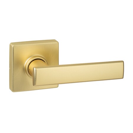 Sure-Loc Hardware Cortina Passage Lever, Satin Brass